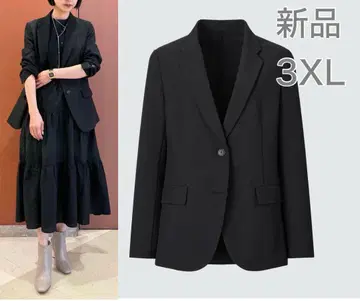 택 포함 새상품 유니클로 감동 자켓 3XL 블랙 온라인 한정판 사이즈