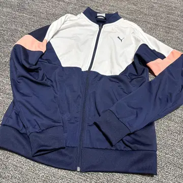 PUMA 네이비/화이트 살몬 핑크 저지 XL