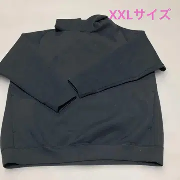 유니클로 블랙 긴팔 드라이 후드 맨투맨 XXL 사이즈