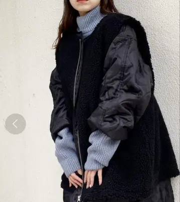 Chico 퀼팅 라이너+보아 베스트 SET