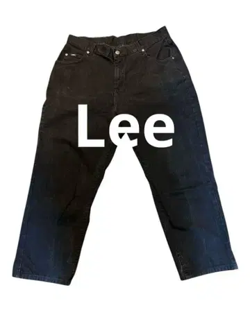Lee 테이퍼드 배기 팬츠 블랙 L 상당