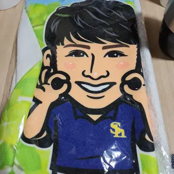 호크스 와카타카 가챠 타월 오사카 한정판 반도 유고