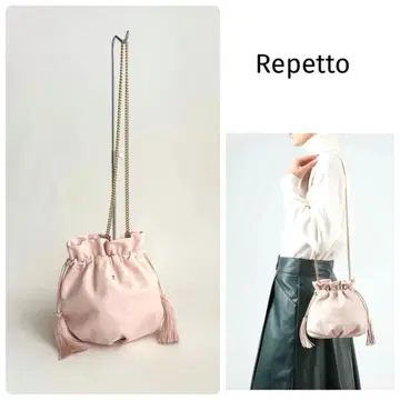 [레페토] 퍼스 백 프티 에어 복조리 숄더백 핑크