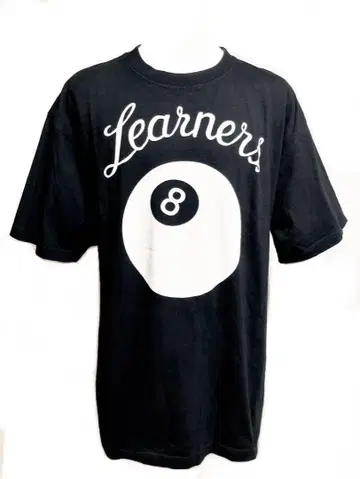 LEARNERS 밴딩 T셔츠 8볼 로고 XL~XXL
