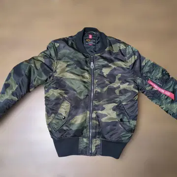 ALPHA INDUSTRIES MA-1 플라이트 자켓 M 카모플라쥬