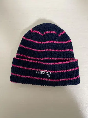 ciatre 스트라이프 니트 모자 비니