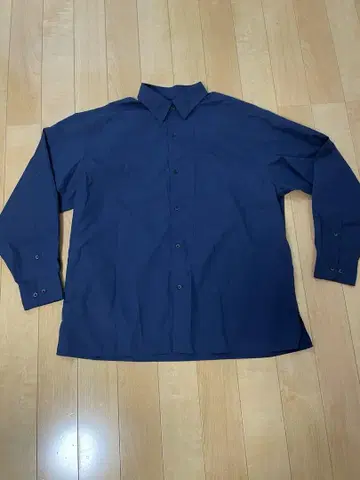 UNIQLO C 브로드 오버사이즈 셔츠 네이비 XL