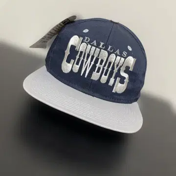 Used 90s Dallas Cowboys 택 포함 야구 모자 데드스탁