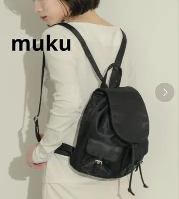 muku BAG PACK/NYLON 백팩 블랙