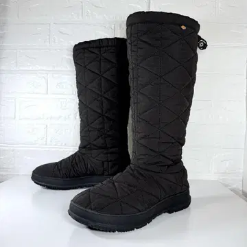 [ 미사용급 ] BOGS 보그스 퀼팅 스노우 부츠 블랙 24.0cm
