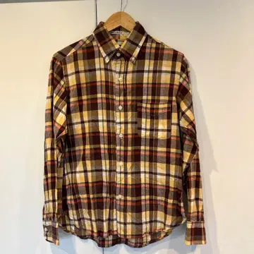 SUGAR CANE 체크 무늬 셔츠