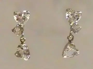 K10 각인 하트 모티브 귀걸이