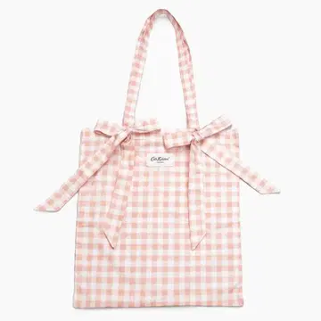 캐스 키드슨 리본 토트백 A4 핑크