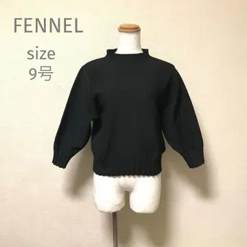 FENNEL 페넬 니트 티셔츠 상의 블랙 [9호]