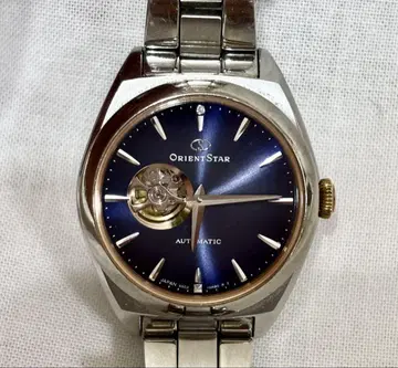 Orient Star 자동 와인딩 시계 파란색 다이얼