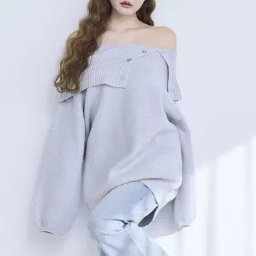 [ juicy colorful knit ] 오프숄더 니트 미니 원피스