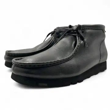 클락스 오리지널 왈라비 부츠 GTX 27cm 블랙 가죽 방수