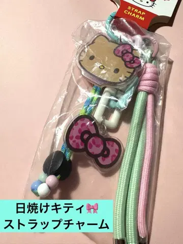 시마무라 키티 스트랩 참 HELLO KITTY 일광화상 키티