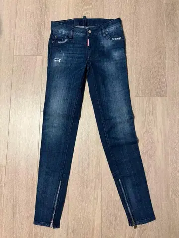 디스퀘어드 D2 여성 데님 팬츠 신축성 여성 스키니