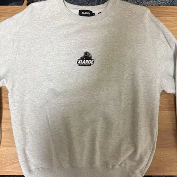 XLARGE 그레이 크루넥 맨투맨