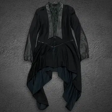 archive leather switching tailcoat goth