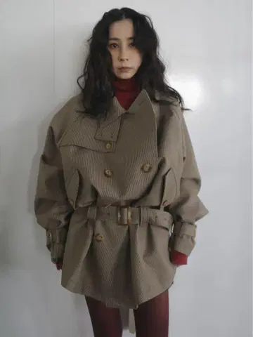 Ameri vintage DADDY MIDI TRENCH COAT