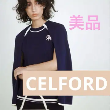 CELFORD 셀포드 2way 케이프 풀오버 니트 가디건