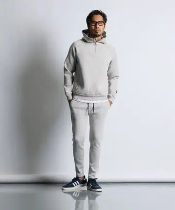 DUFFER 8 BLACK LABEL 그레이 후드티 L 사이즈