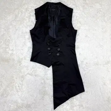 레어 BLACK PEACE NOW 비대칭 베스트