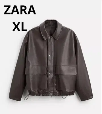 한정판 가격 인하 ZARA 페이크 가죽 자켓