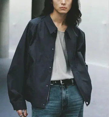 WYM LIDNM C/N SHORT CURVED SEAM BLOUSON