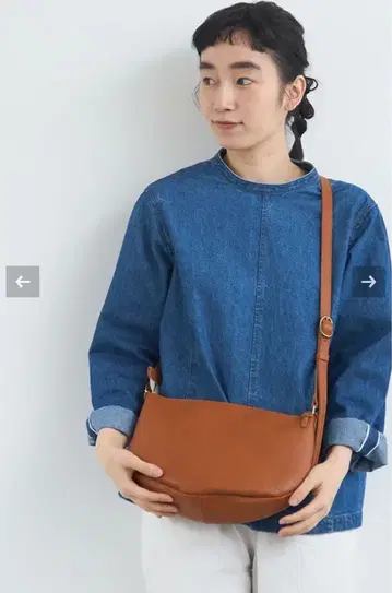 새상품 kanmi 칸미 피타빵 숄더백 카멜