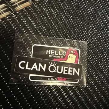 CLANQUEEN 퀸 Mini sticker 스티커