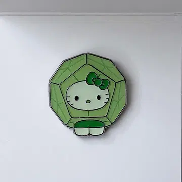 오사카 만박 조류 키티 핀 배지 브랄도스페라 키티
