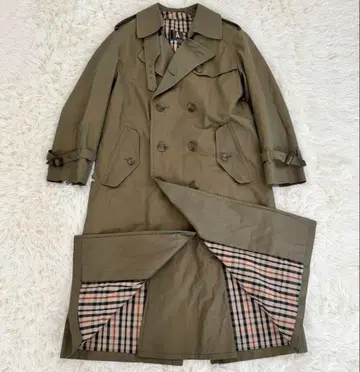 DAKS ENGLAND 닥스 트렌치코트 레인보우 롱 더블 브레스트