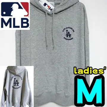 [ 새상품 ] 다저스 후드티 M 여성용 MLB 공식 LA 백 프린트