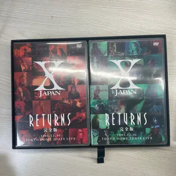 X JAPAN/X JAPAN RETURNS 完全版 DVD-BOX〈初回限… X JAPAN RETURNS 完全版