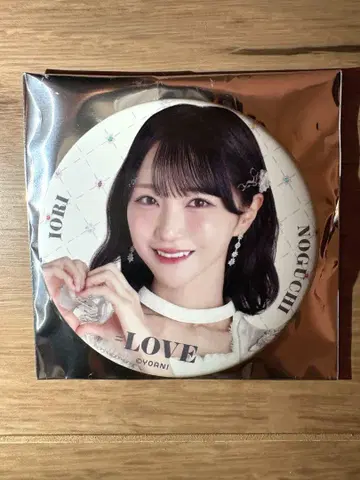 =LOVE 노구치이오리 8주년 캔뱃지