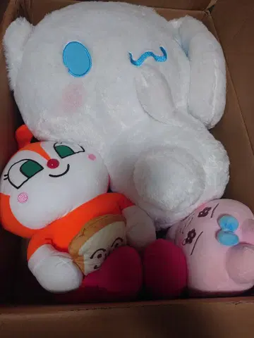 봉제 인형 세트 ( 시나몬 (거대), 짤랑이, 빤쮸토끼 )