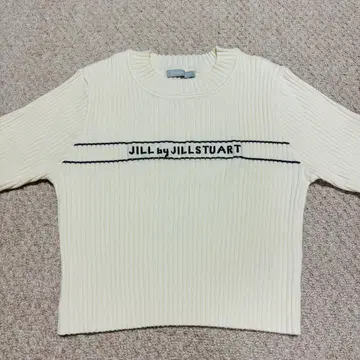 JILL BY JILLSTUART 로고 니트
