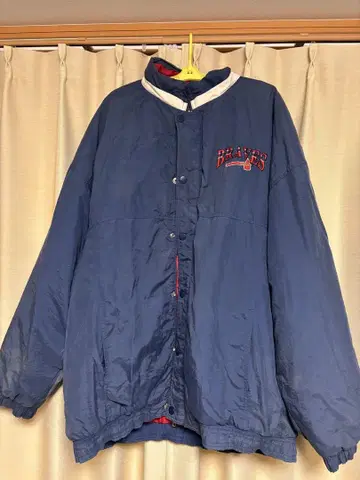 Braves 나일론 자켓 네이비