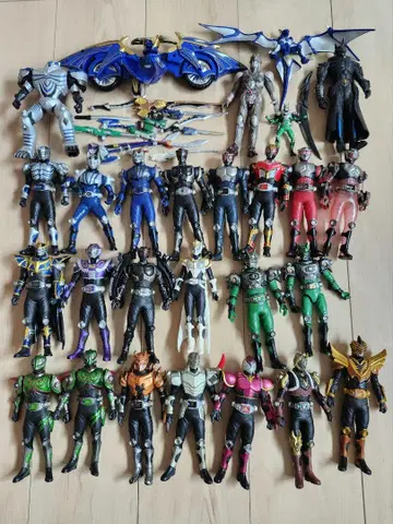 가면라이더 소프트 비닐 피규어 일괄 세트