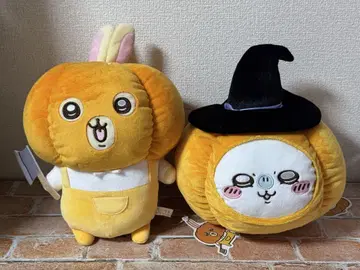 치이카와 토끼 모몽가 호박 BIG 봉제 인형 2종 세트