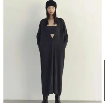 Rosary moon Layered V-neck Dress