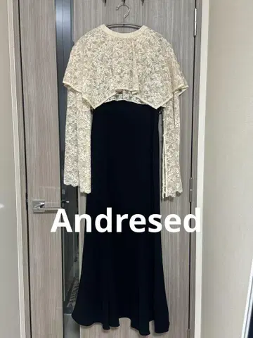 [ Andresed ] 레이어드 케이프 드레스 L