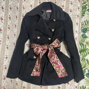 MARS 레어 초기 코트 블랙