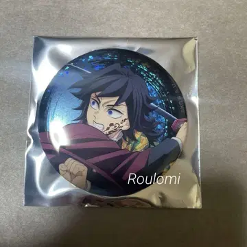 귀멸의 칼날 무한성편 랜덤 글리터 캔뱃지 토미오카 기유