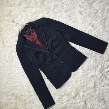 새상품급 타미힐피거 [4] 테일러드 자켓 파이핑 네이비