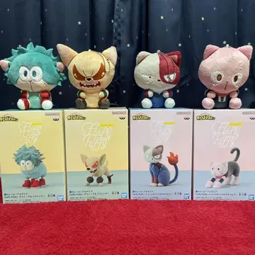 나의 히어로 아카데미아 fluffy puffy&애니멀 봉제 인형 세트
