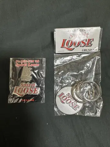 B'z LIVE-GYM '96 Spirit Loose 굿즈
